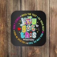 Test Day Rock The Test Teacher Testing Day You Got This Coaster thumb 0
