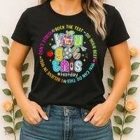 Test Day Rock The Test Teacher Testing Day You Got This Women's T-Shirt thumb 2
