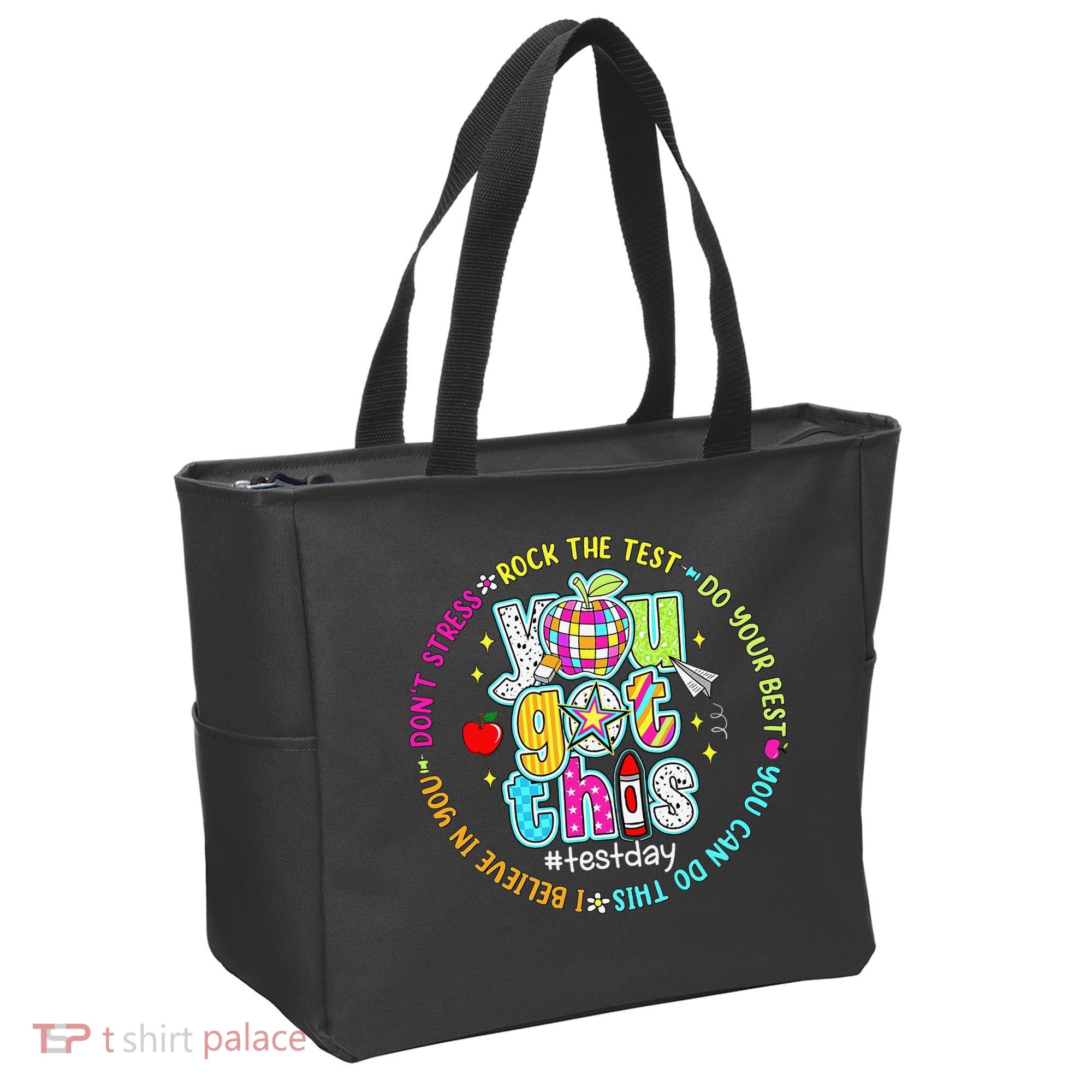Test Day Rock The Test Teacher Testing Day You Got This Tote Bag