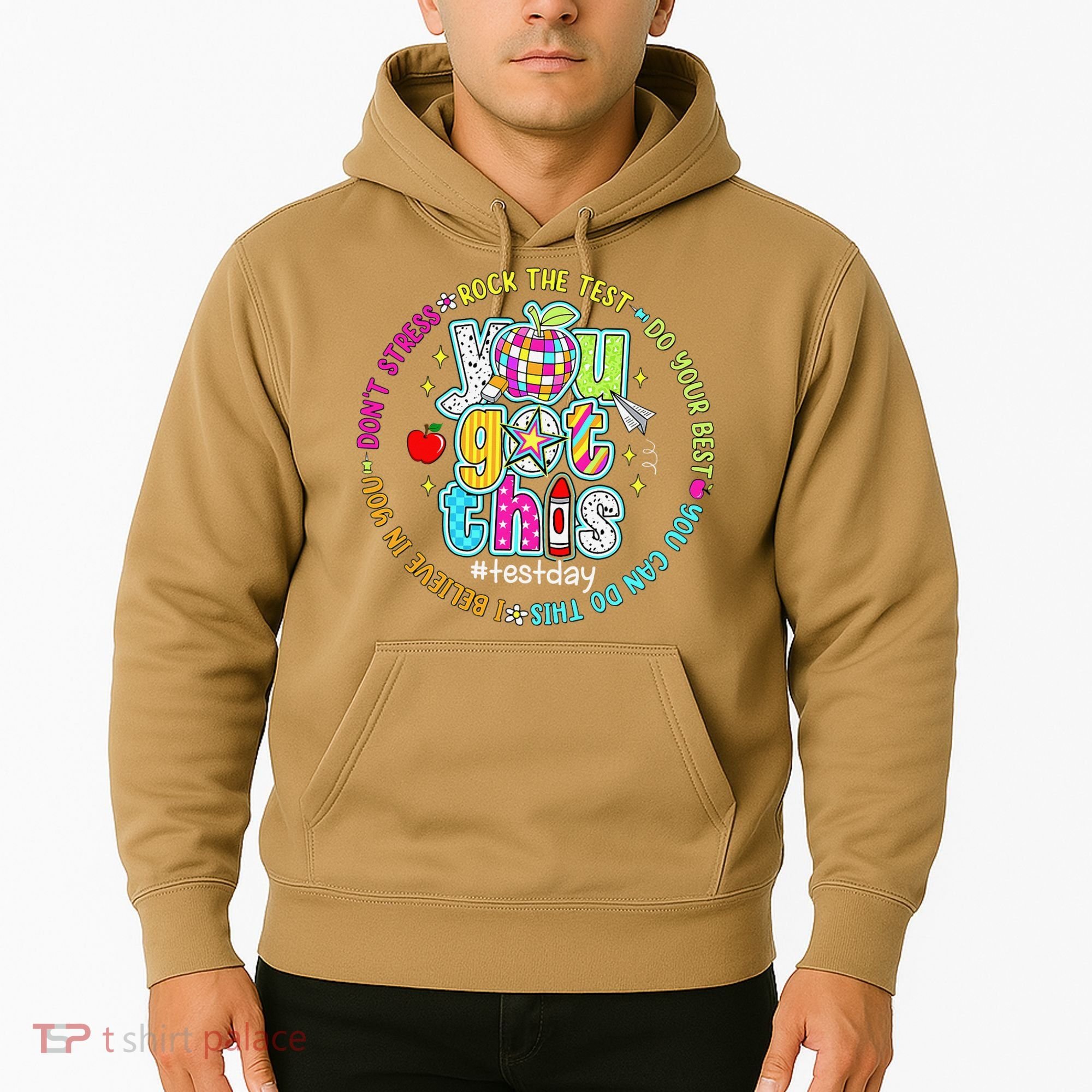 Test Day Rock The Test Teacher Testing Day You Got This Hoodie