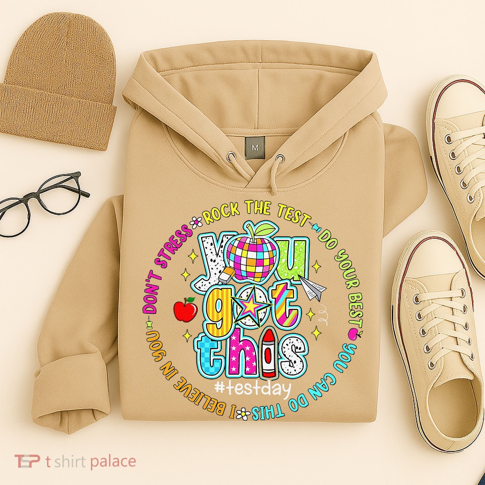 Test Day Rock The Test Teacher Testing Day You Got This Hoodie