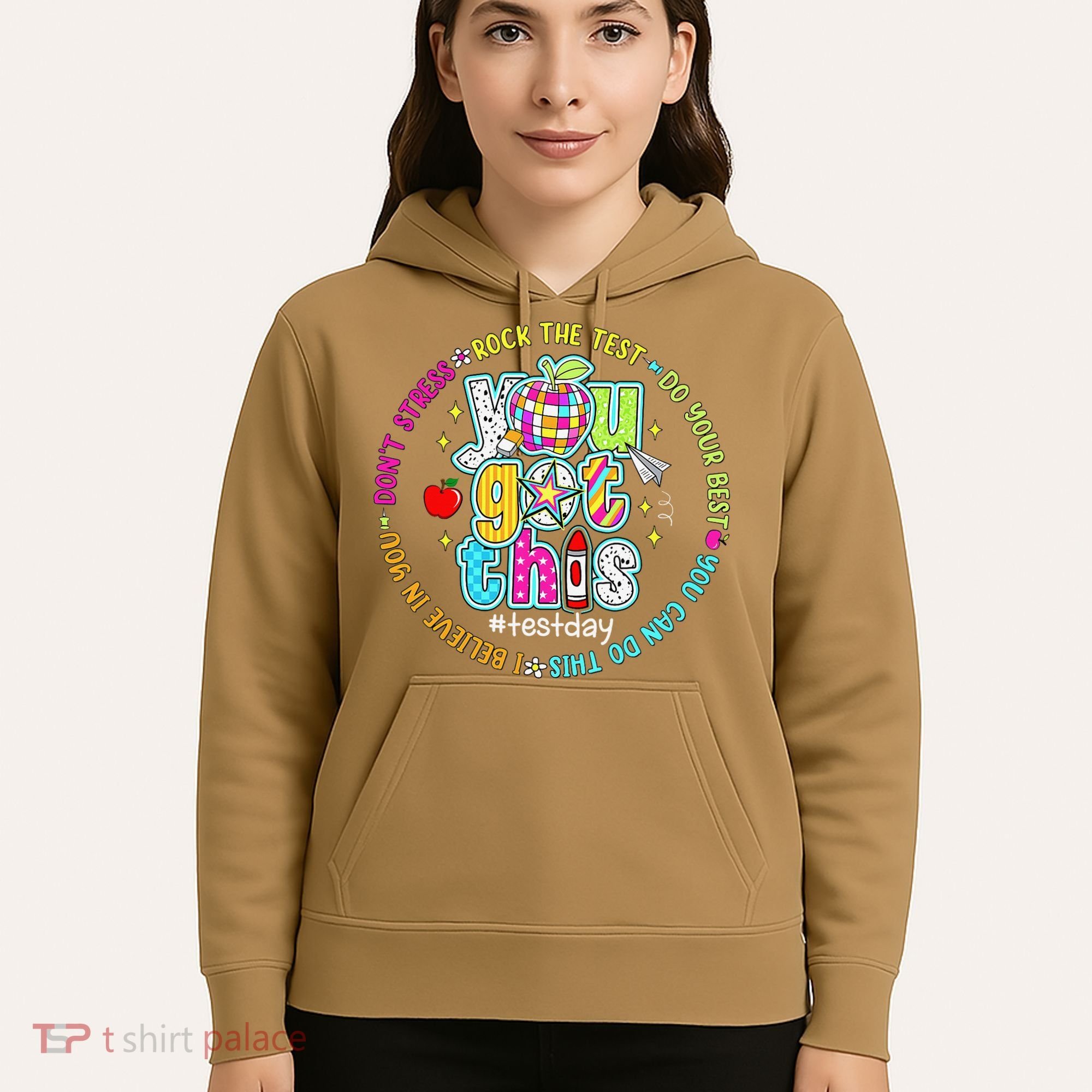 Test Day Rock The Test Teacher Testing Day You Got This Hoodie