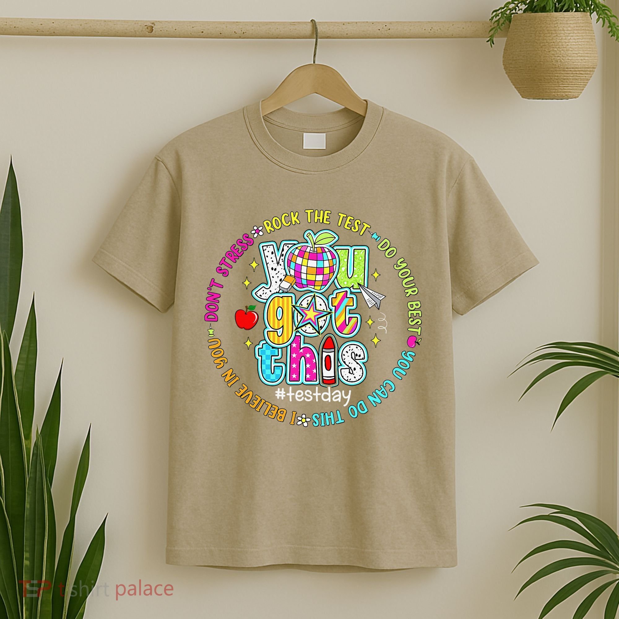 Test Day Rock The Test Teacher Testing Day You Got This T-Shirt