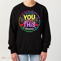 Test Day Rock The Test Teacher Testing Day You Got This Women's Sweatshirt thumb 0