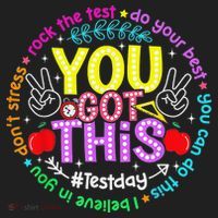 Test Day Rock The Test Teacher Testing Day You Got This Beanie thumb 2
