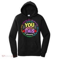 Test Day Rock The Test Teacher Testing Day You Got This Women's Hoodie thumb 0