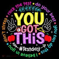 Test Day Rock The Test Teacher Testing Day You Got This Toddler Hoodie thumb 2