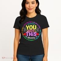 Test Day Rock The Test Teacher Testing Day You Got This Women's T-Shirt thumb 4