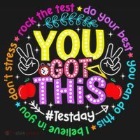 Test Day Rock The Test Teacher Testing Day You Got This Kids Hoodie thumb 5