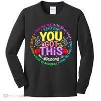 Test Day Rock The Test Teacher Testing Day You Got This Kids Long Sleeve Shirt thumb 0