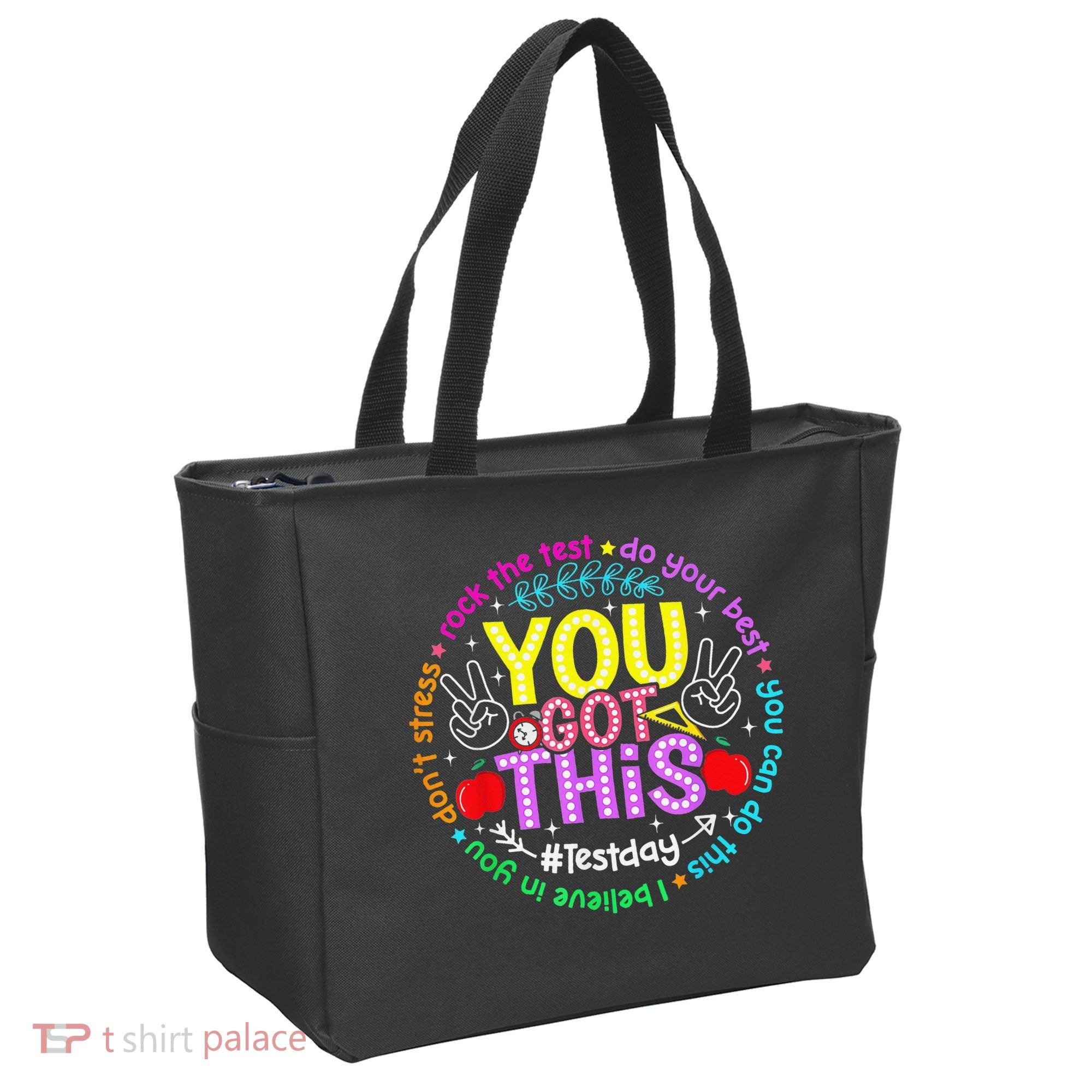 Test Day Rock The Test Teacher Testing Day You Got This Tote Bag
