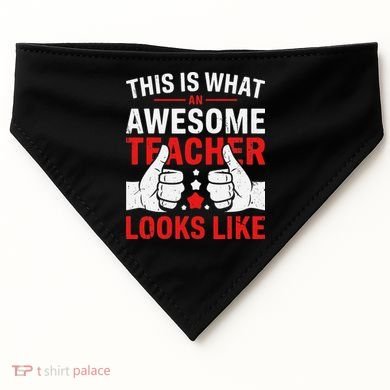 Test Day Rock The Test Teacher Testing Day Back To School USA-Made Doggie Bandana