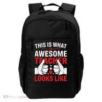 Test Day Rock The Test Teacher Testing Day Back To School Backpack thumb 0