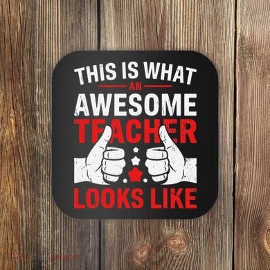 Test Day Rock The Test Teacher Testing Day Back To School Coaster