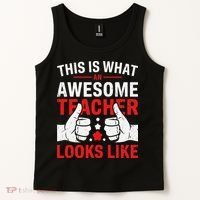 Test Day Rock The Test Teacher Testing Day Back To School Tank Top thumb 2