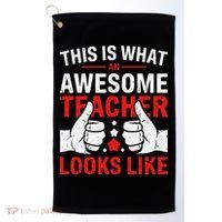 Test Day Rock The Test Teacher Testing Day Back To School Golf Towel thumb 0