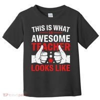 Test Day Rock The Test Teacher Testing Day Back To School Toddler T-Shirt thumb 0