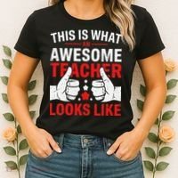 Test Day Rock The Test Teacher Testing Day Back To School Women's T-Shirt thumb 2