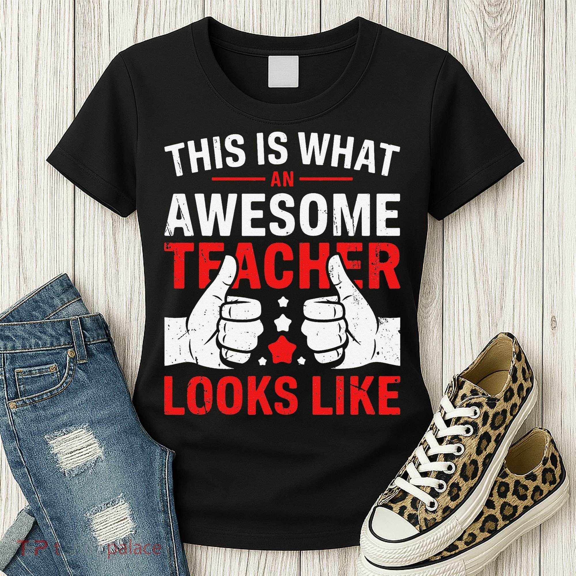 Test Day Rock The Test Teacher Testing Day Back To School Women's T-Shirt