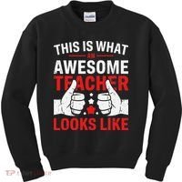 Test Day Rock The Test Teacher Testing Day Back To School Kids Sweatshirt thumb 0