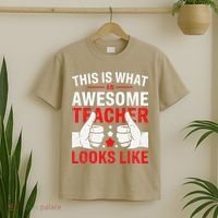 Test Day Rock The Test Teacher Testing Day Back To School T-Shirt thumb 2