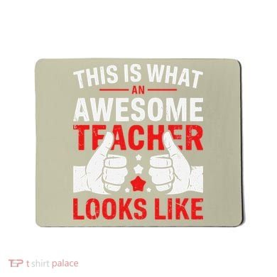 Test Day Rock The Test Teacher Testing Day Back To School Mousepad
