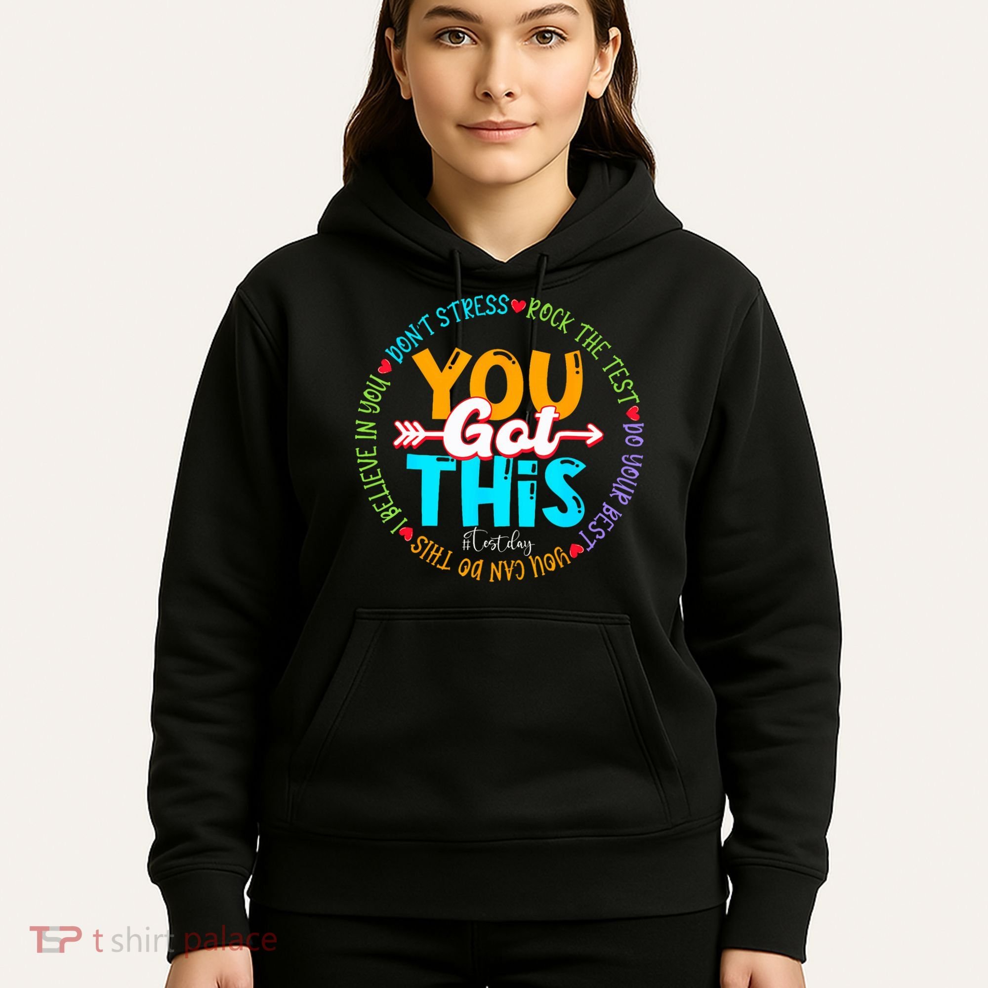 Test Day Rock The Test Teacher Testing Day You Got This Hoodie