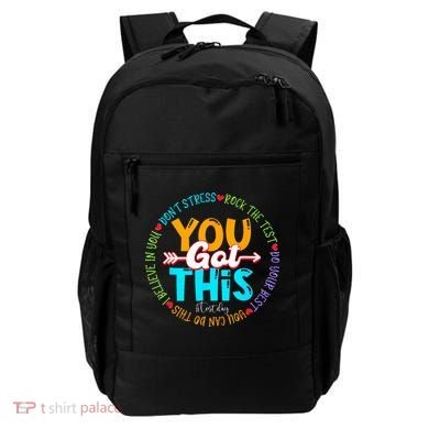 Test Day Rock The Test Teacher Testing Day You Got This Backpack