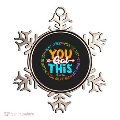 Test Day Rock The Test Teacher Testing Day You Got This Ornament