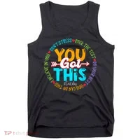 Test Day Rock The Test Teacher Testing Day You Got This Tank Top thumb 0