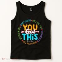 Test Day Rock The Test Teacher Testing Day You Got This Tank Top thumb 2
