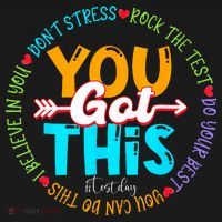 Test Day Rock The Test Teacher Testing Day You Got This Tank Top thumb 6