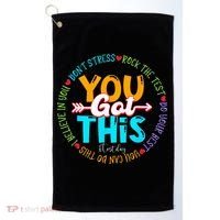 Test Day Rock The Test Teacher Testing Day You Got This Golf Towel thumb 0