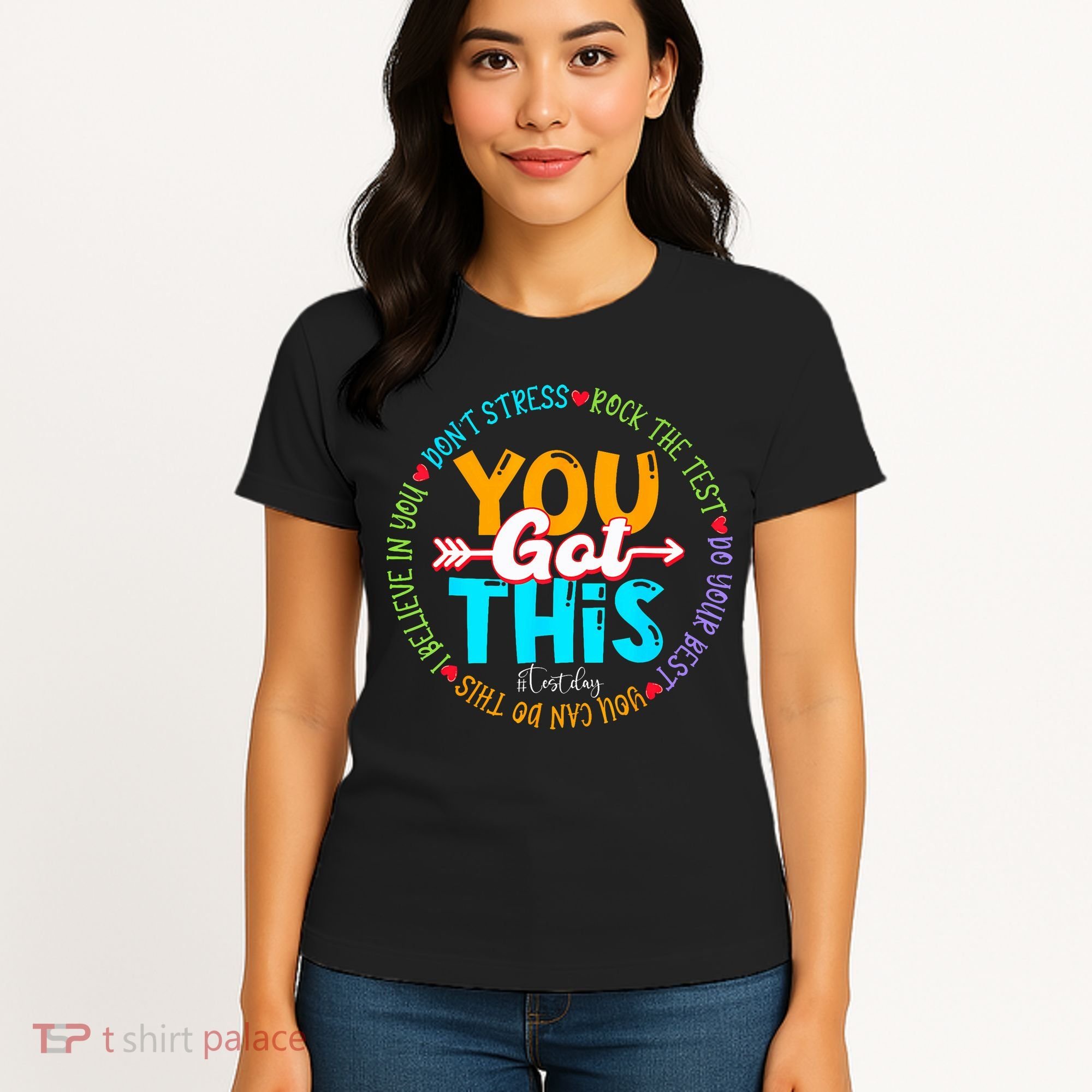 Test Day Rock The Test Teacher Testing Day You Got This Women's T-Shirt