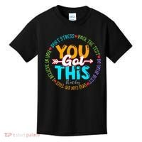 Test Day Rock The Test Teacher Testing Day You Got This Kids T-Shirt thumb 0
