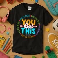 Test Day Rock The Test Teacher Testing Day You Got This Kids T-Shirt thumb 3