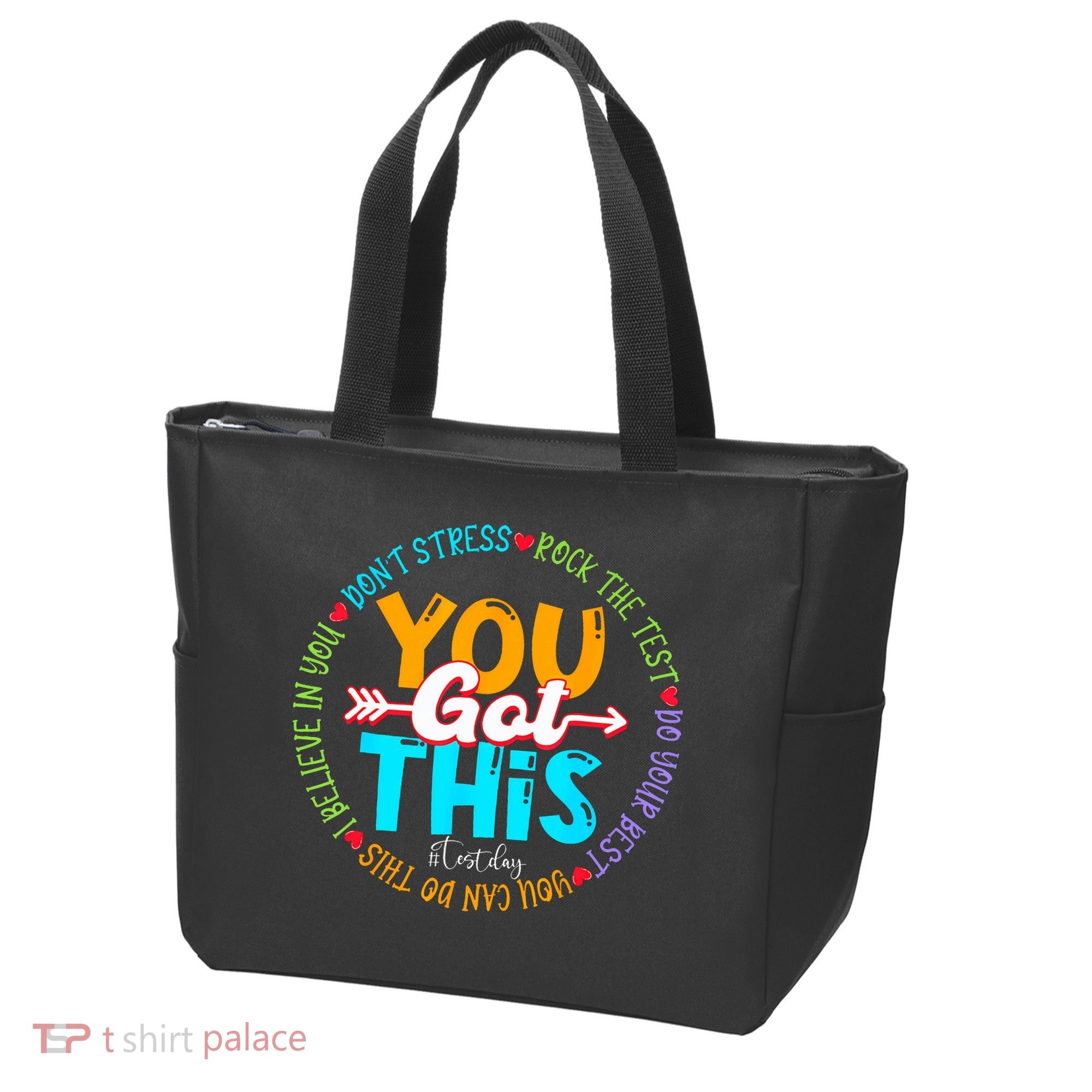 Test Day Rock The Test Teacher Testing Day You Got This Tote Bag