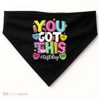 Test Day Rock The Test You Got This Teacher Test Testing USA-Made Doggie Bandana thumb 0