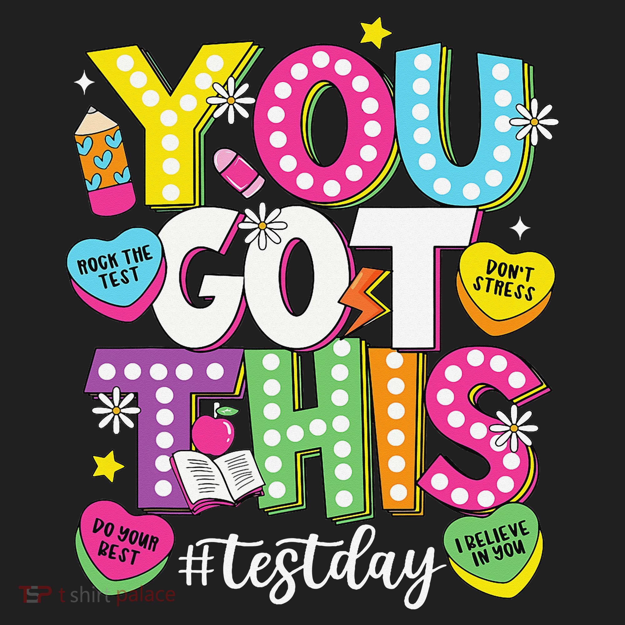 Test Day Rock The Test You Got This Teacher Test Testing Beanie
