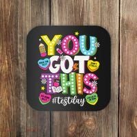 Test Day Rock The Test You Got This Teacher Test Testing Coaster thumb 0