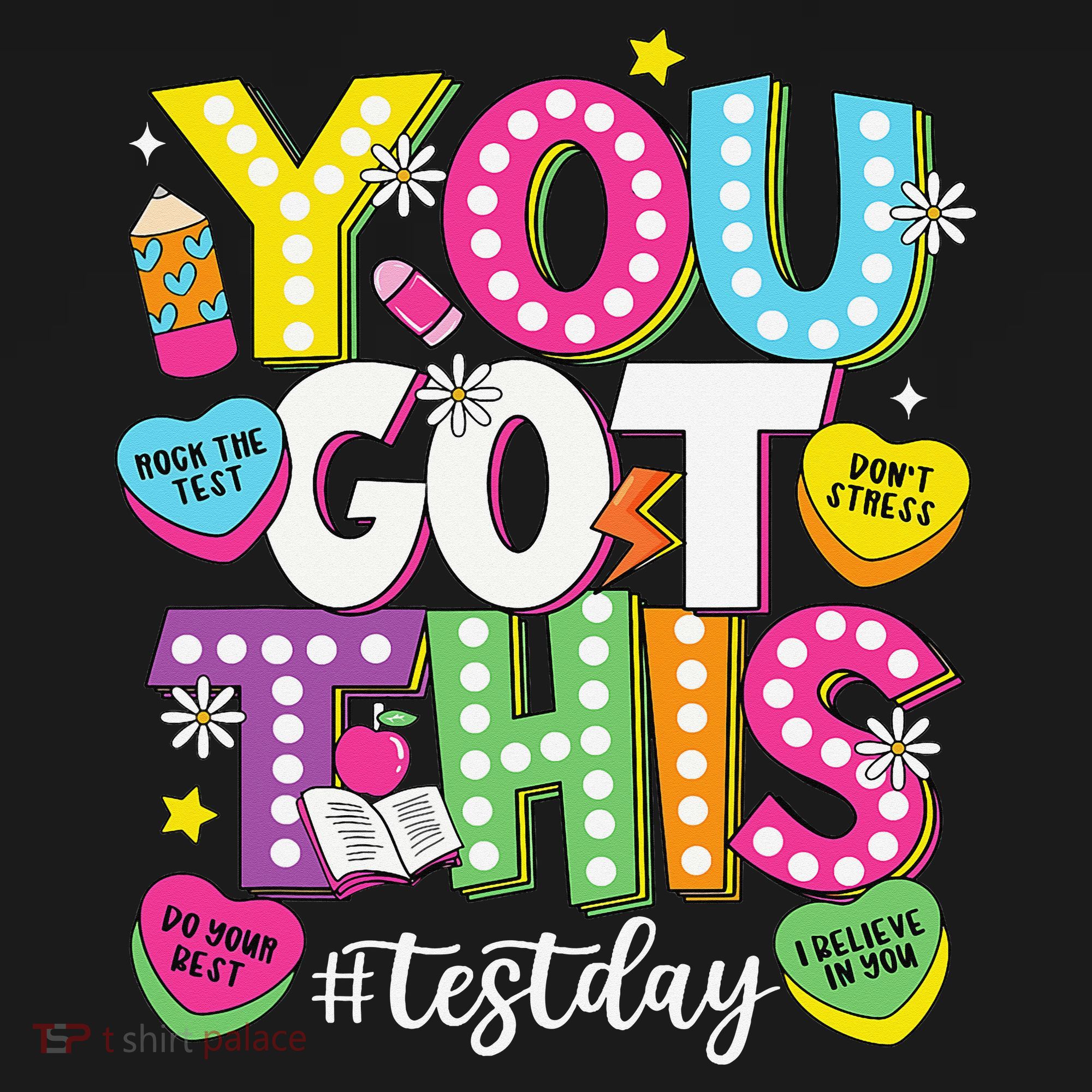Test Day Rock The Test You Got This Teacher Test Testing Pajama Set
