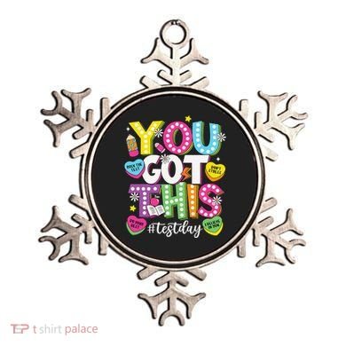 Test Day Rock The Test You Got This Teacher Test Testing Ornament