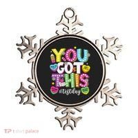 Test Day Rock The Test You Got This Teacher Test Testing Ornament thumb 0