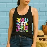 Test Day Rock The Test You Got This Teacher Test Testing Women's Tank Top thumb 2