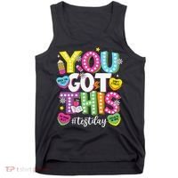 Test Day Rock The Test You Got This Teacher Test Testing Tank Top thumb 0