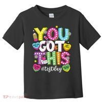 Test Day Rock The Test You Got This Teacher Test Testing Toddler T-Shirt thumb 0