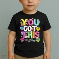 Test Day Rock The Test You Got This Teacher Test Testing Toddler T-Shirt thumb 2