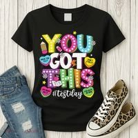 Test Day Rock The Test You Got This Teacher Test Testing Women's T-Shirt thumb 3