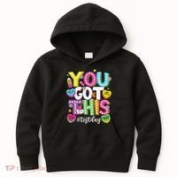 Test Day Rock The Test You Got This Teacher Test Testing Kids Hoodie thumb 0