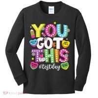 Test Day Rock The Test You Got This Teacher Test Testing Kids Long Sleeve Shirt thumb 0